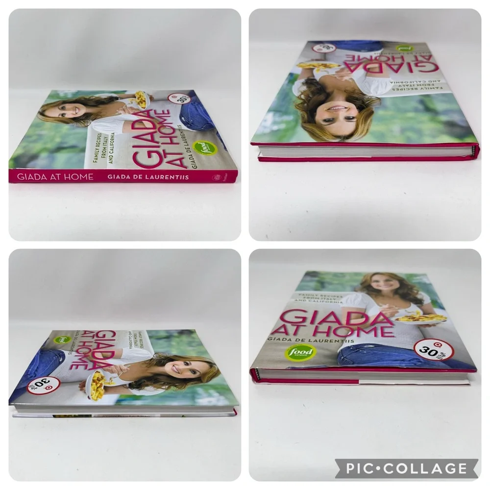 Giada De Laurentiis Autographed Happy Cooking First Edition & Giada At Home